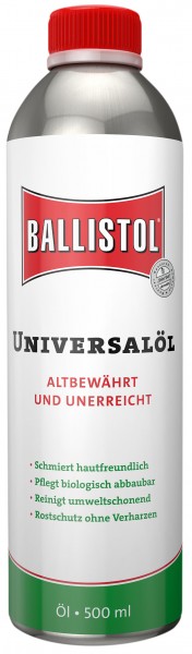 Huile universelle Ballistol, boîte de 500 ml