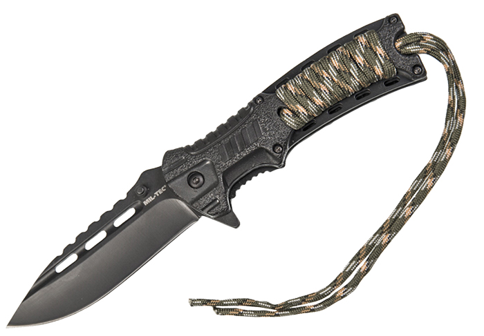 pistol Fejl Forlænge Mil-Tec one-hand knife Paracord with fire starter | Recon Company