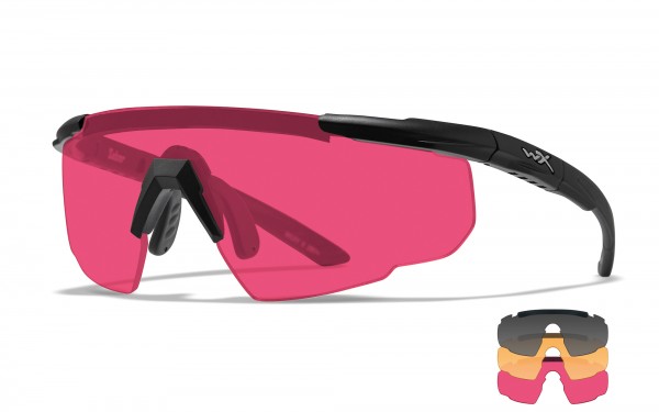Wiley X Saber Advanced Goggles Smoke/Rust/Vermillion