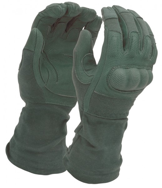 Mil-Tec Action Gloves Flammhemmend mit Stulpe