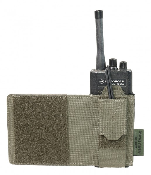 WAS Laser Cut Wing Velcro Adustable Radio Pouch (Left)