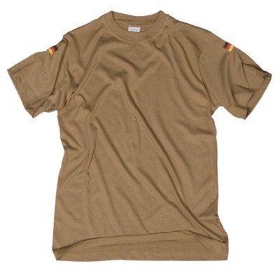 T-shirt with nationality badge sand