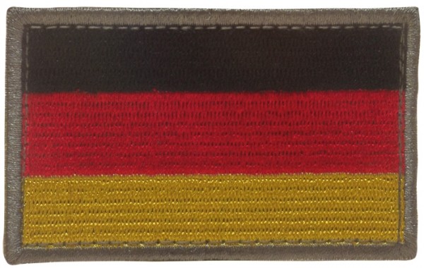 BW Nationalitätsabzeichen Textil mit Klett Gross