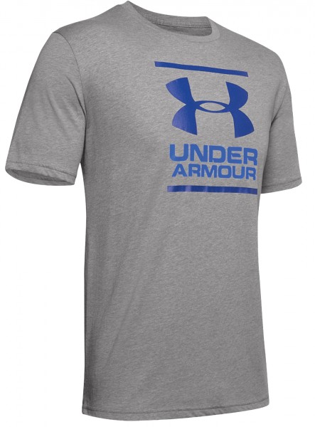 Under Armour Charged Cotton Foundation Shirt Hellgrau