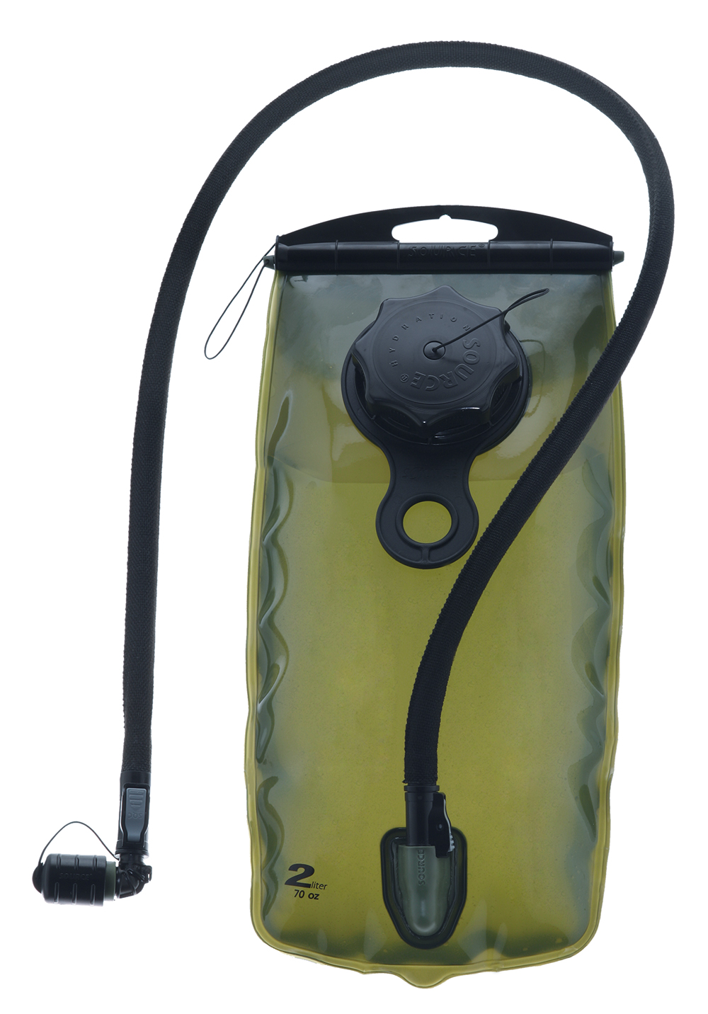 Hydrations Carrier Trinkbeutel 2,5 Liter mit Schlauch in Schwarz Tactical 