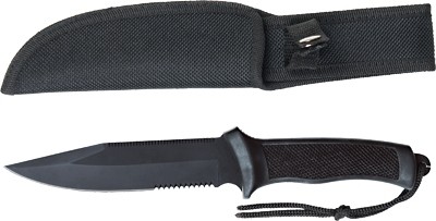 Mil-Tec Kampfmesser mit Scheide Schwarz