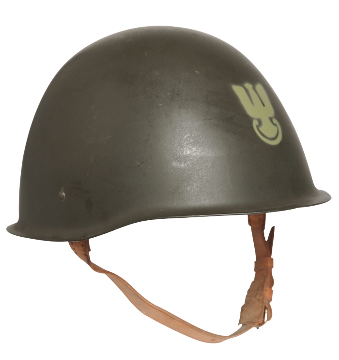Original Armee Stahlhelm M52 mit InnenteilTschechischer Helm CZ SU Militär 