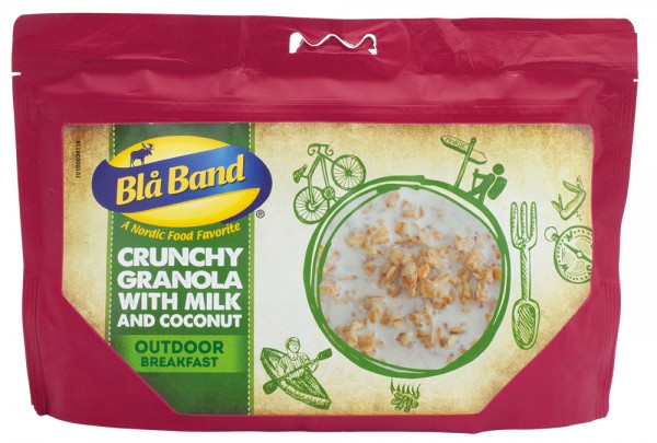 Blå Band Outdoor Breakfast - Knuspriges Müsli mit Milch und Kokosnuss