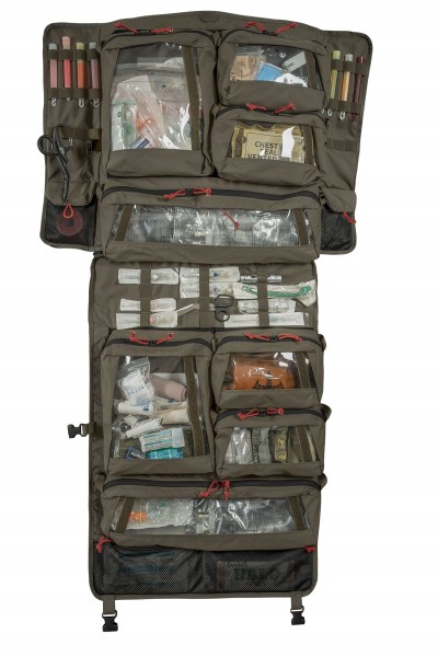 Blackfolium Trauma Sheet Bag Kit - 50 Erste Hilfe Medic Tasche