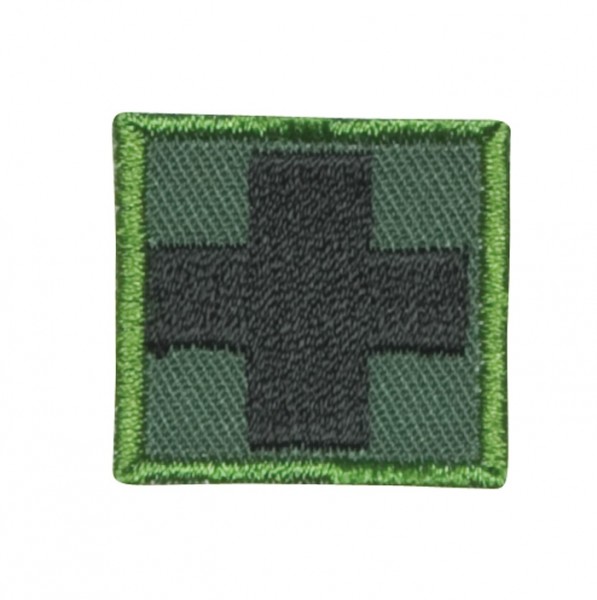 Medic Cross Olive/Black Small with Velcro