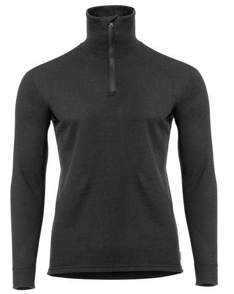 Aclima Wool Terry Polo Turtleneck Long Sleeve Zip-Shirt