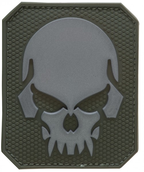 3D Rubber Patch Skull