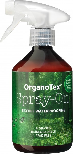 OrganoTex Spray-On Textile Waterproofing 500ml (Ecological waterproofing spray)