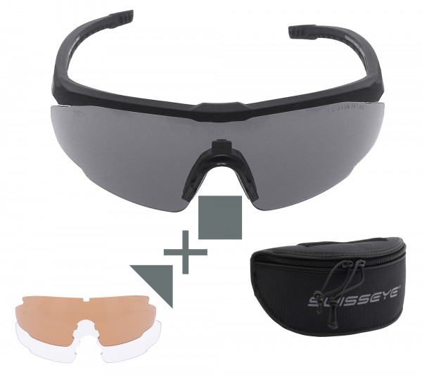 SwissEye Tactical Blackhawk Pro Set (Schießbrille)