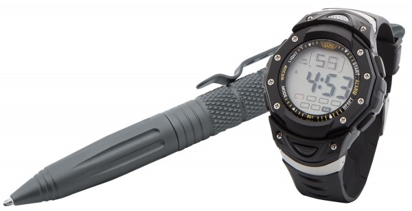 UZI Tactical Pen & Digital Watch Combo