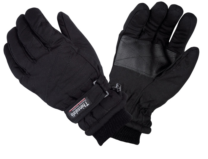Thermo Handschuhe mit Thinsulate Futter Schwarz | Recon Company Deutschland