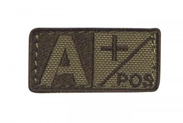 Blood group patch Coyote/Brown A pos + 229A+003