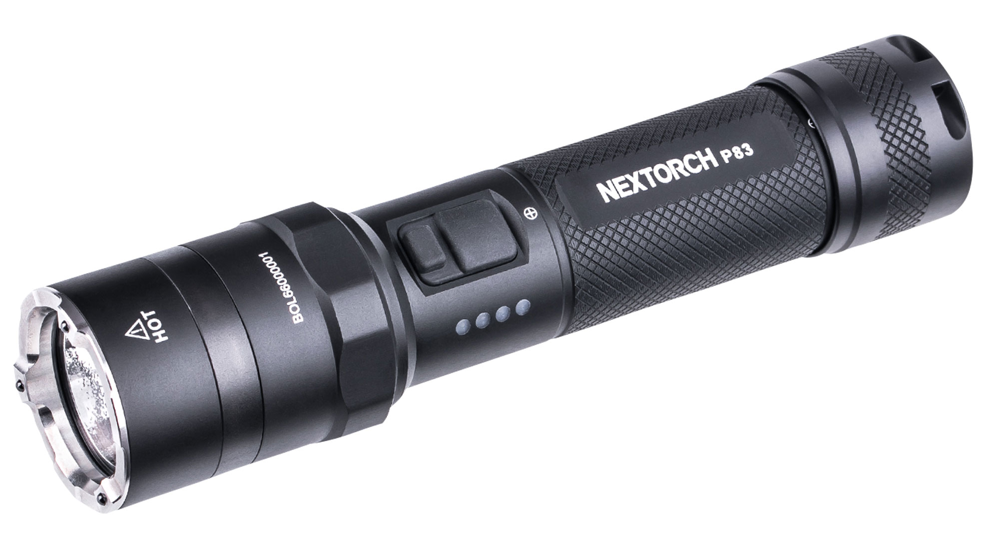Nextorch P83 LED Flashlight -360° Warning Light Function 1300