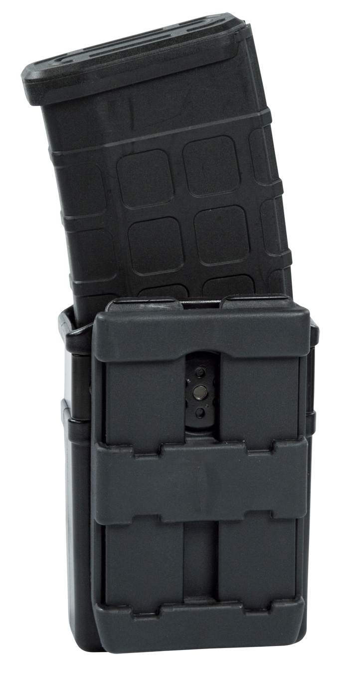 Loglife Tactical Magazine Pouch Bag Holster 5.56 Fast Mag FOR M4 MAG Polymer Black DE Pack of 5 or 2 