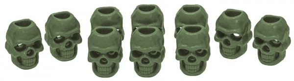 Mil-Tec Kordelstopper Skull 10er-Pack