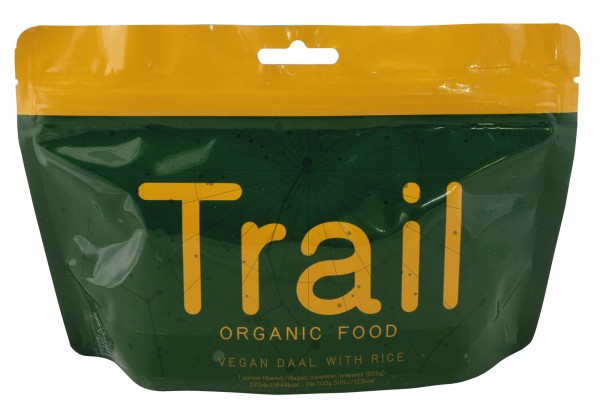 Trail Organic Food Vegan Daal mit Reis