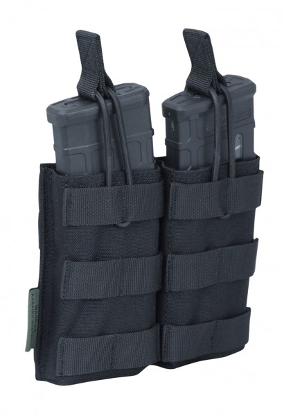 Warrior Double Open Mag Pouch Black M4/AR15