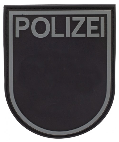 odznaka z rękawem policyjnym 3D Nadrenia-Palatynat (Black Ops)