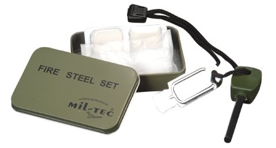 Mil-Tec Zündstein Fire Steel Set