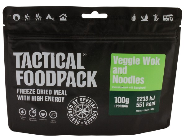Tactical Foodpack - Gemüsewok mit Spaghetti