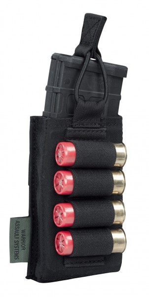Bolsa de magnesio para pistola Warrior Single M4 & Shoot Negra