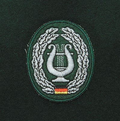 Barett Abzeichen Musikkorps Textil