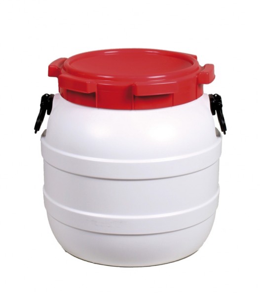 Wide mouth garbage cans air and waterproof 41,5 L. White