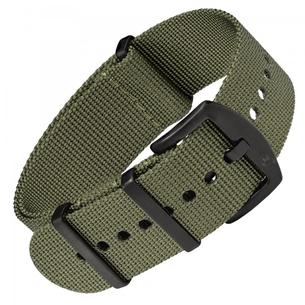 BOMBFROG© Nato strap bracelet (black buckle)