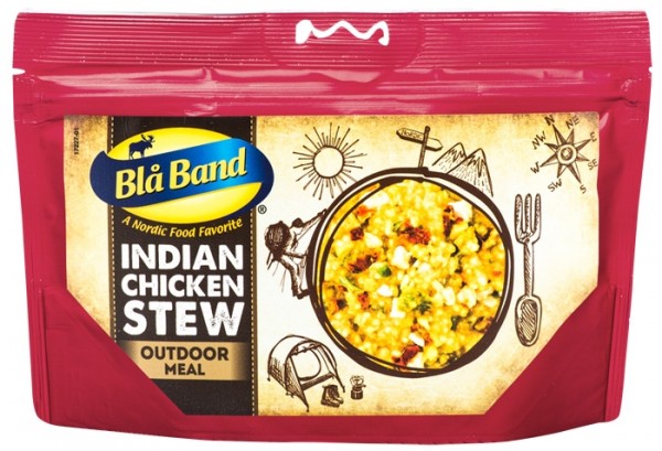 Comida al aire libre de Blå Band - Sartén de pollo india