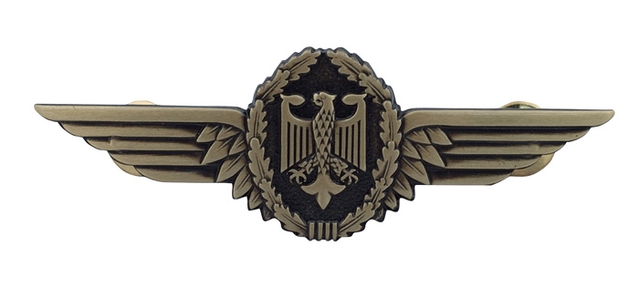 Bundeswehr TTA Flugzeugführer gold t396 schwarz Offizier für Gala