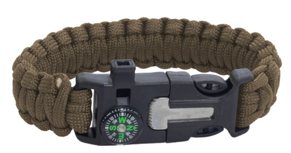 Albainox Survival Paracord Bracelet