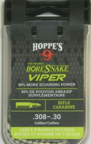 Limpiador de cañones Hoppe's BoreSnake Viper Rifle (30, 300, 303, 308)