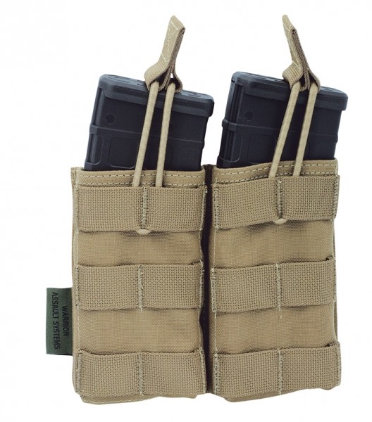 Warrior Double Open Mag Pouch Coyote M4/AR15
