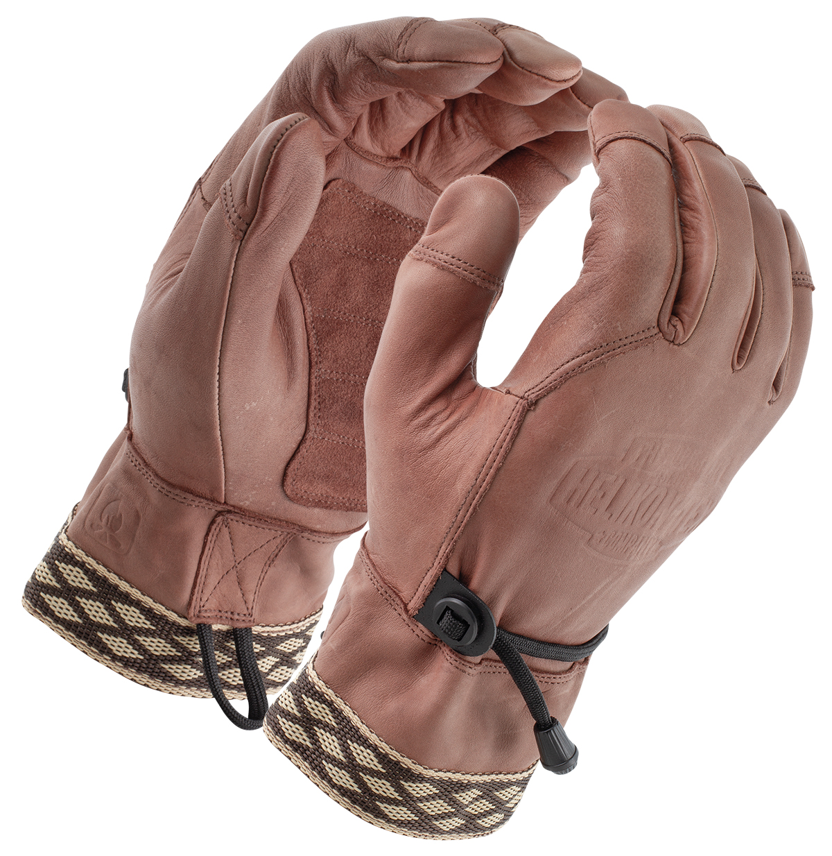 Helikon-Tex WOODCRAFTER GLOVES Outdoor Leder Finger Handschuhe U.S Brown 