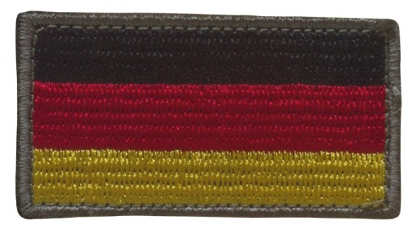 BW Nationalitätsabzeichen Textil mit Klett Klein