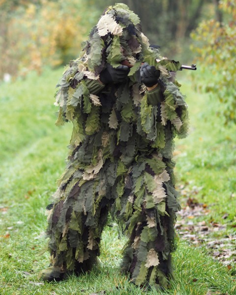 Camouflage Ghillie Suit OAK LEAF 3D