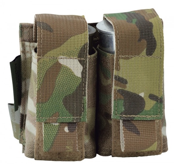 Warrior Double 40mm Grenade / small NICO Flash Bang Pouch Multicam