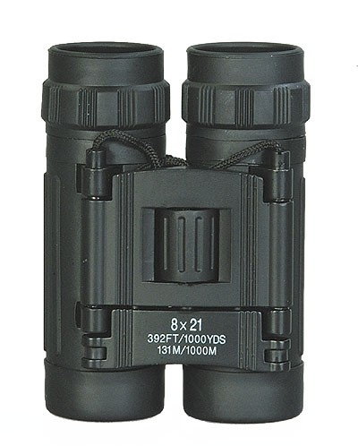 MIL-TEC Fernglas 8x21 faltbar schwarz Binocular black 