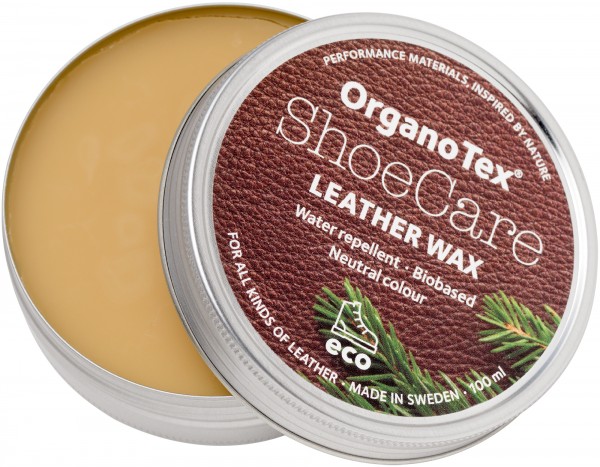 OrganoTex Shoe Care Leather Wax 100ml (shoe care wax)