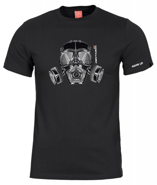 Camiseta del Pentágono Máscara de gas