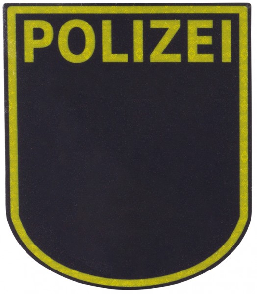 Ärmelabzeichen Polizei Sachsen Reflektierend