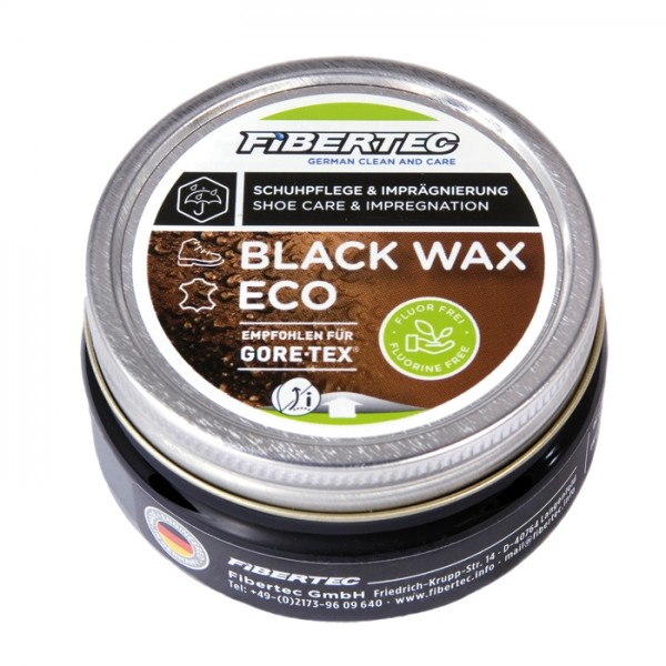 Fibertec Shoe Wax Eco Black 100 ml