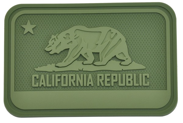 Hazard 4 California Bear Flag Rubber Patch