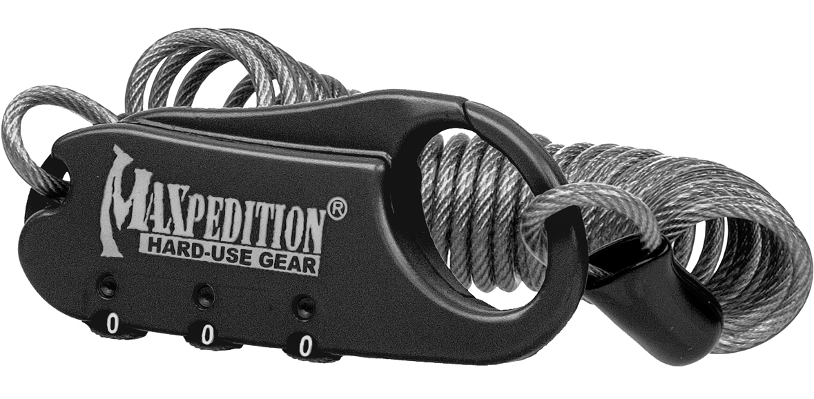 Zahlenschloss Maxpedition Steel Cable Lock