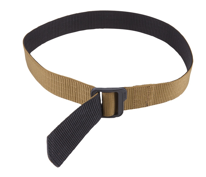 Coyote/Black, Large 5.11 Tactical Series 1.75-Inch Double Duty TDU Belt